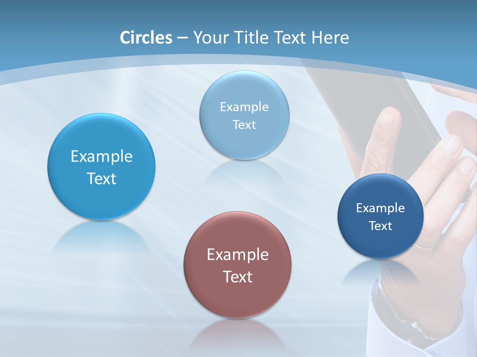 Telephony Woman Technology PowerPoint Template