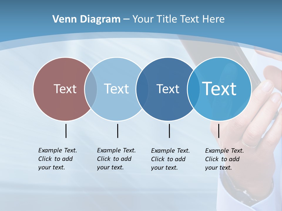 Telephony Woman Technology PowerPoint Template