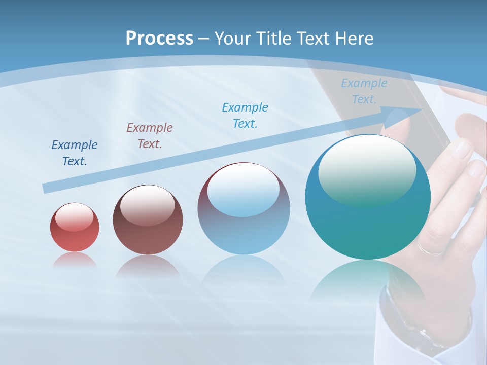Telephony Woman Technology PowerPoint Template