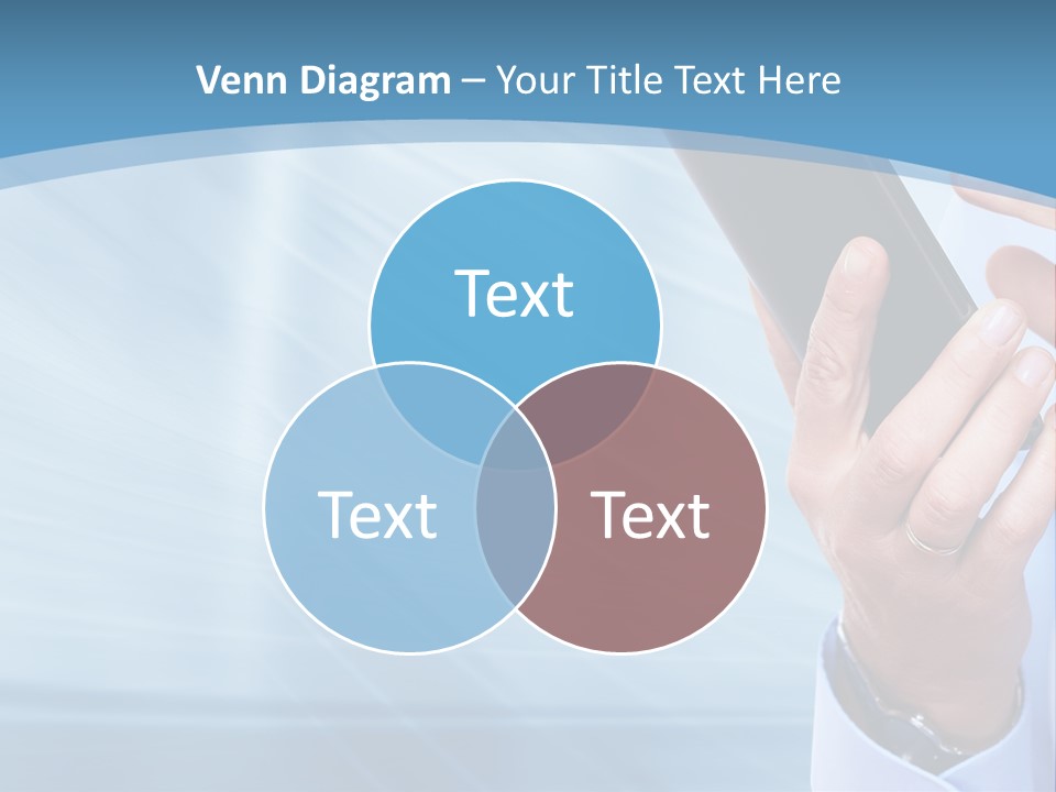 Telephony Woman Technology PowerPoint Template