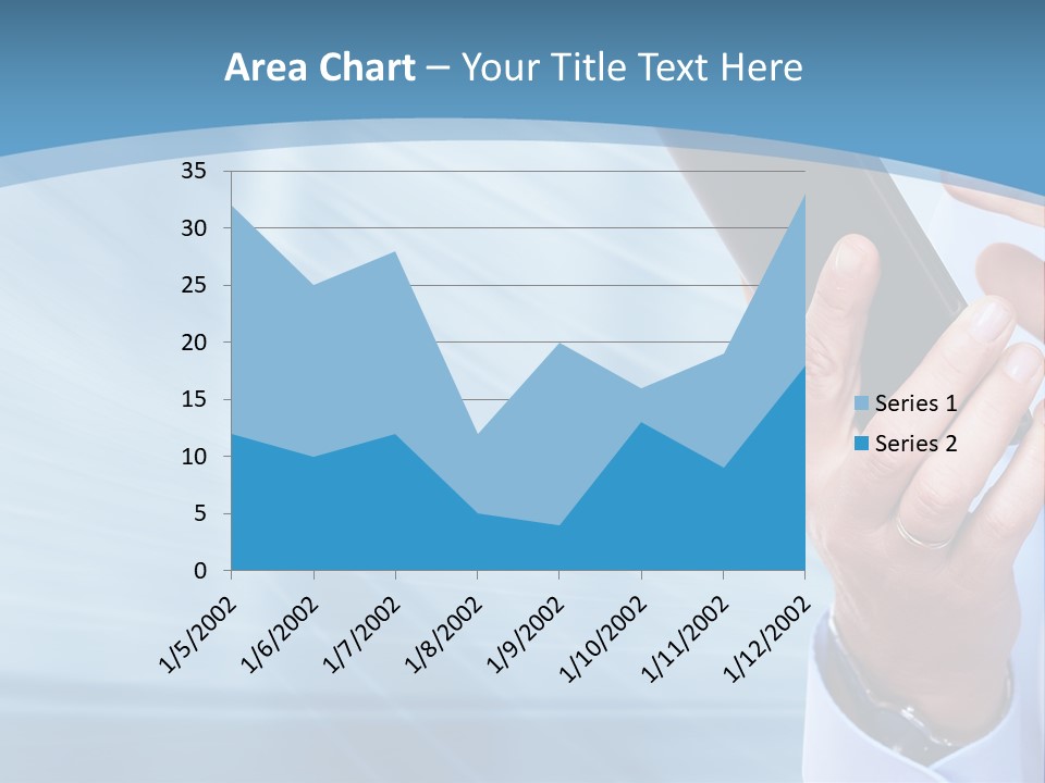 Telephony Woman Technology PowerPoint Template