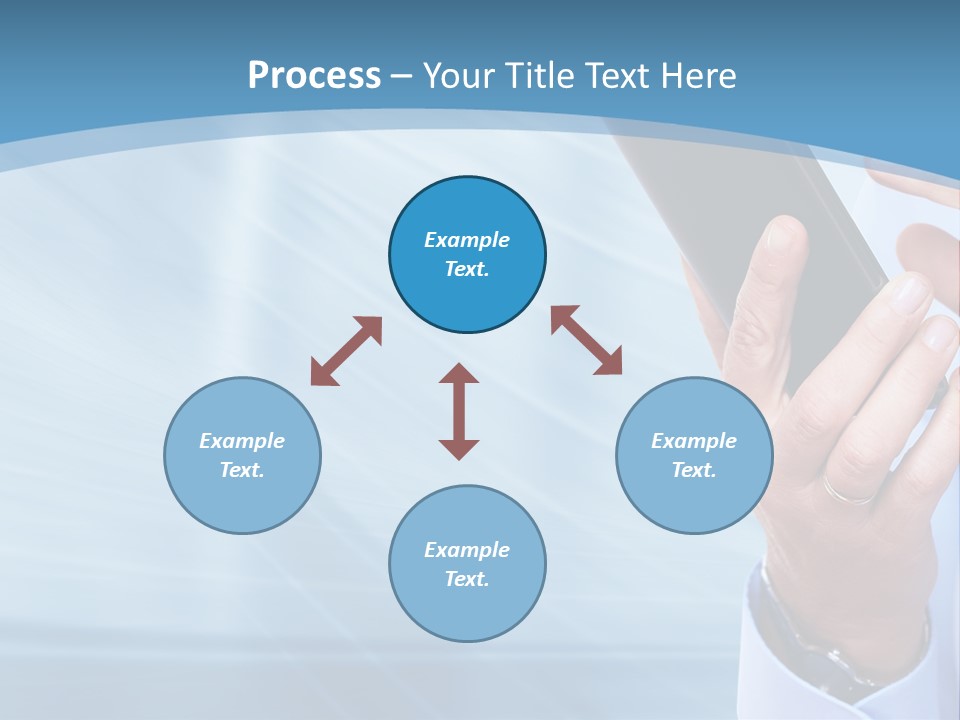 Telephony Woman Technology PowerPoint Template