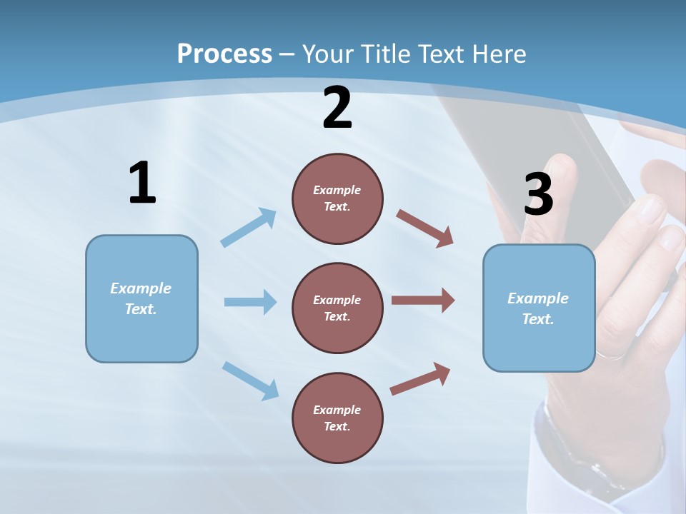 Telephony Woman Technology PowerPoint Template