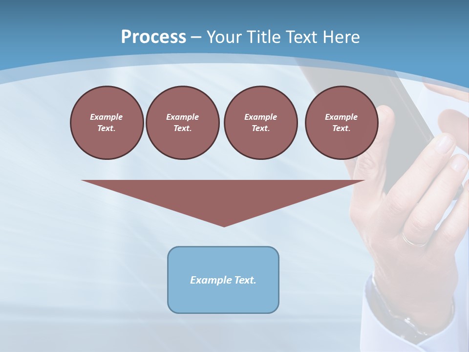 Telephony Woman Technology PowerPoint Template
