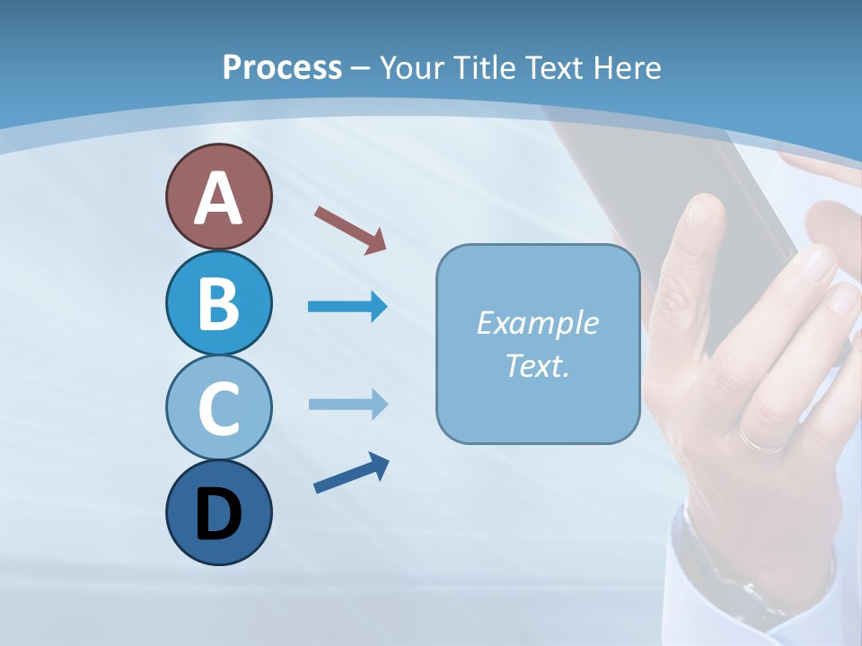 Telephony Woman Technology PowerPoint Template