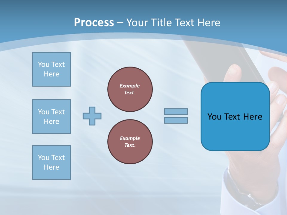 Telephony Woman Technology PowerPoint Template
