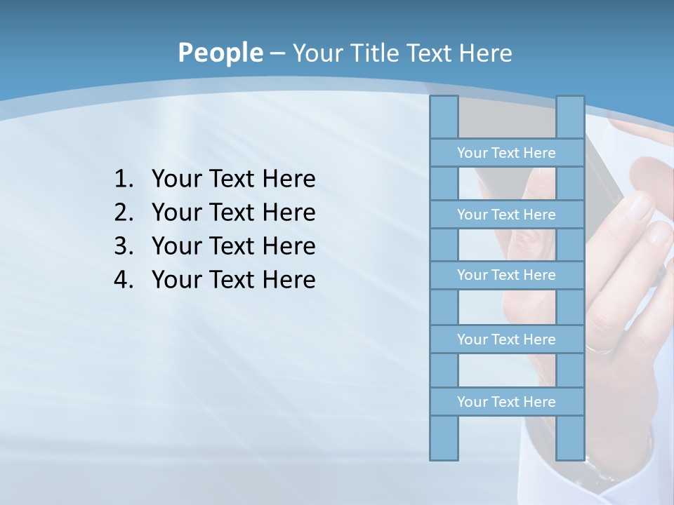 Telephony Woman Technology PowerPoint Template