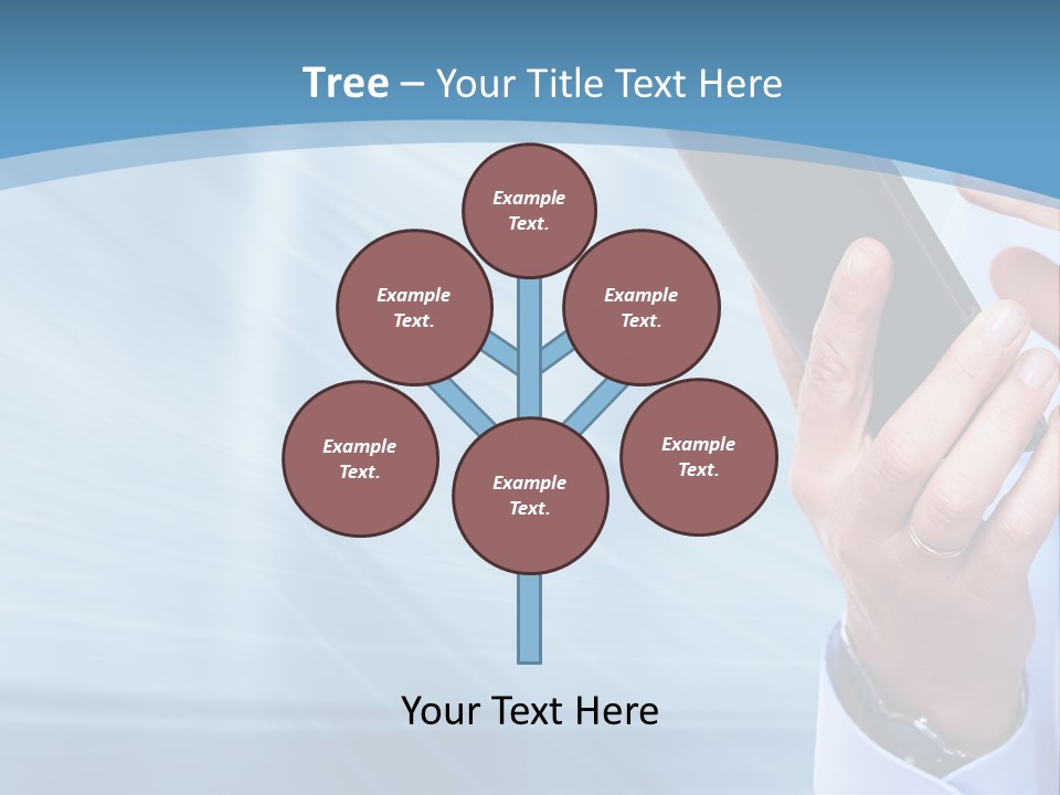 Telephony Woman Technology PowerPoint Template