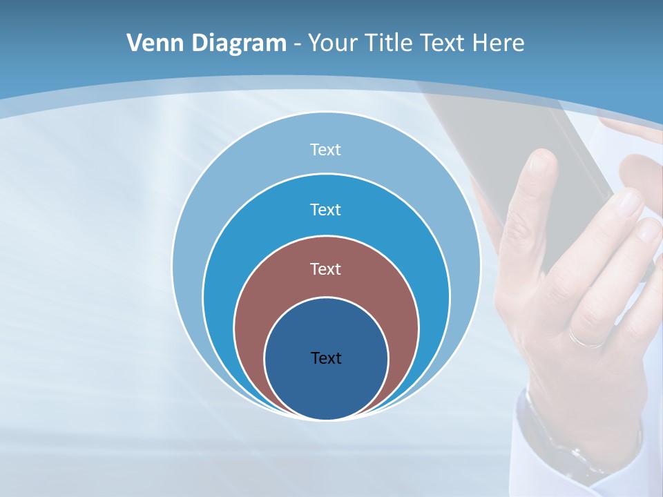 Telephony Woman Technology PowerPoint Template