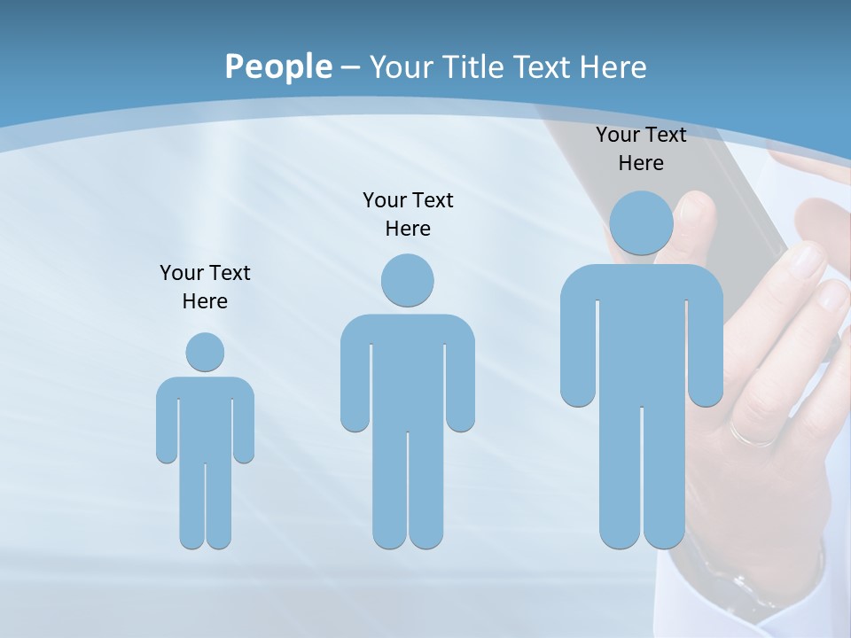 Telephony Woman Technology PowerPoint Template