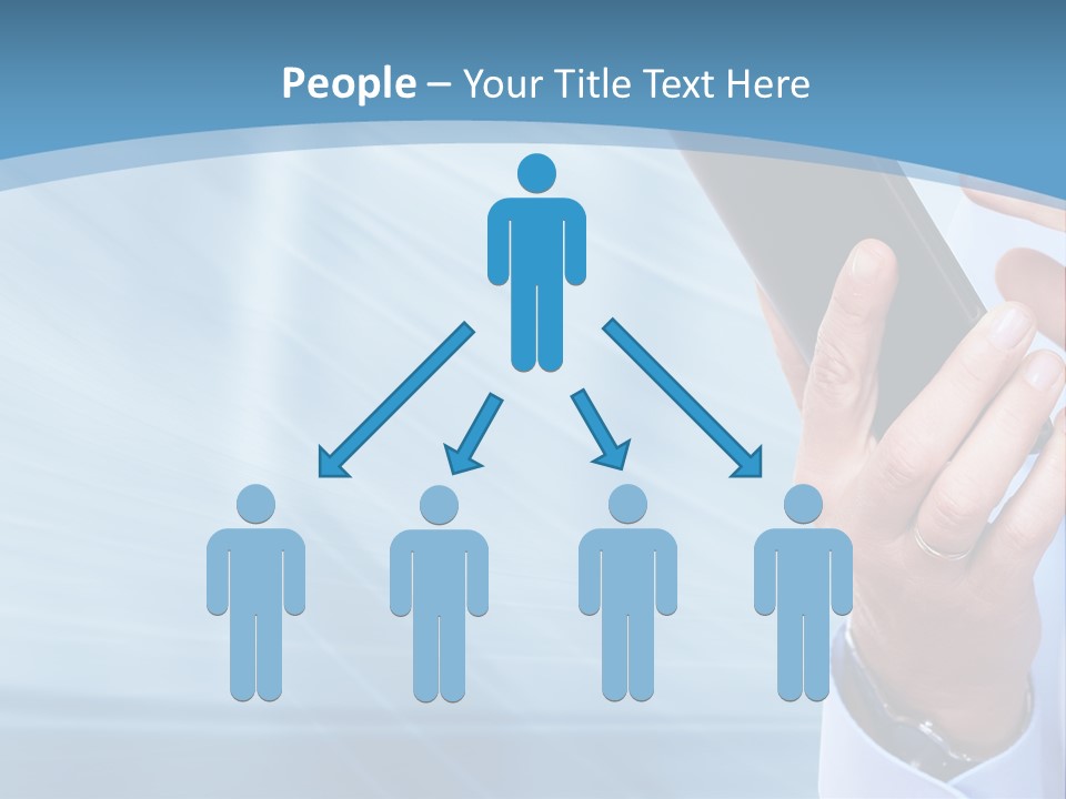 Telephony Woman Technology PowerPoint Template