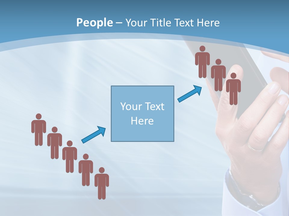 Telephony Woman Technology PowerPoint Template