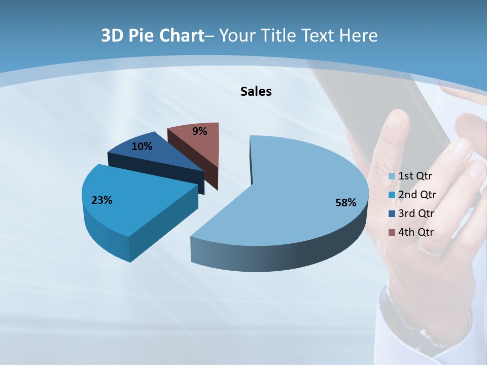 Telephony Woman Technology PowerPoint Template