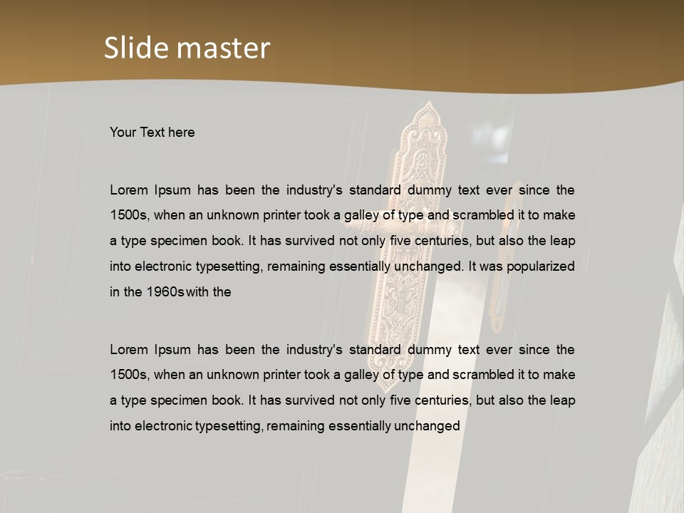 Retro Residential Metal PowerPoint Template