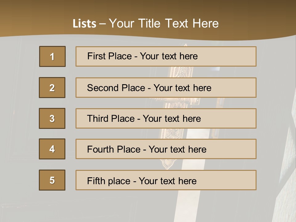 Retro Residential Metal PowerPoint Template