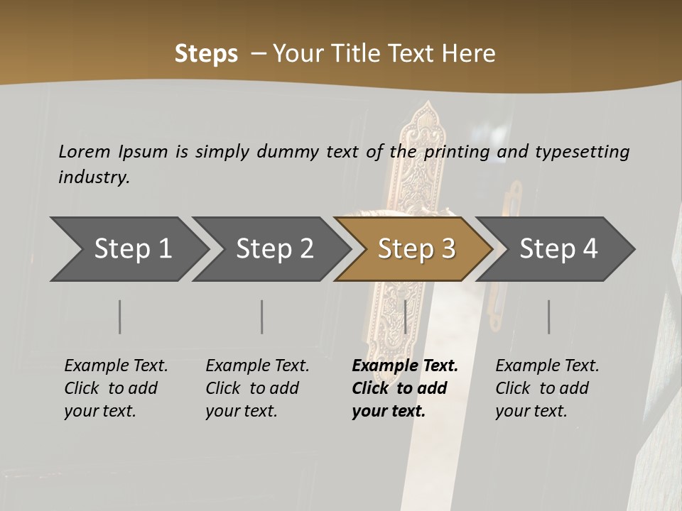 Retro Residential Metal PowerPoint Template