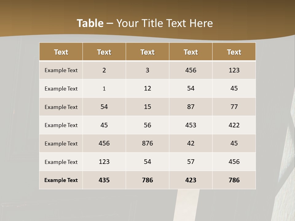 Retro Residential Metal PowerPoint Template