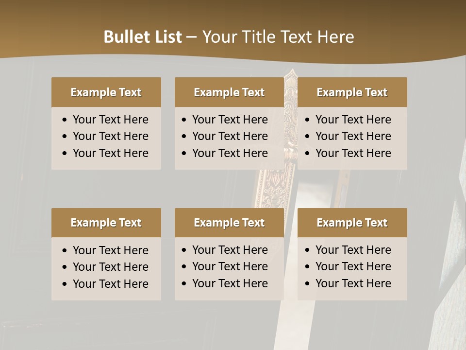 Retro Residential Metal PowerPoint Template