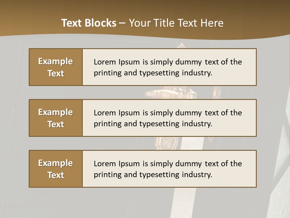 Retro Residential Metal PowerPoint Template