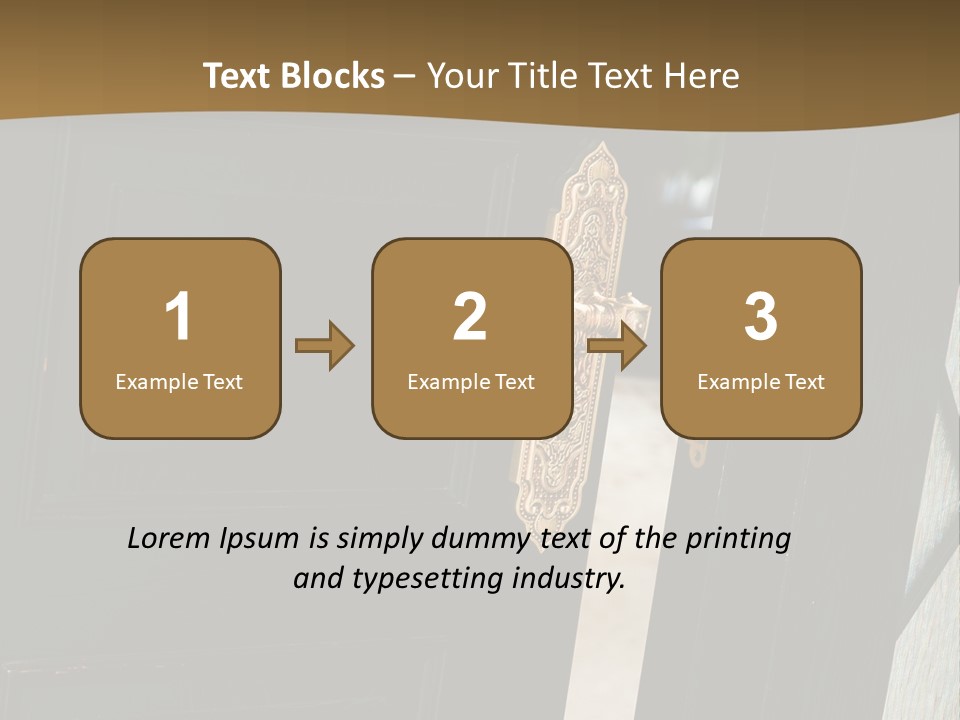 Retro Residential Metal PowerPoint Template