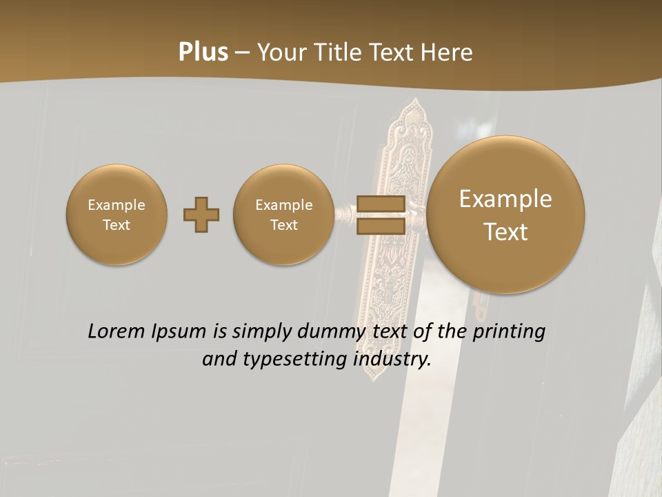 Retro Residential Metal PowerPoint Template