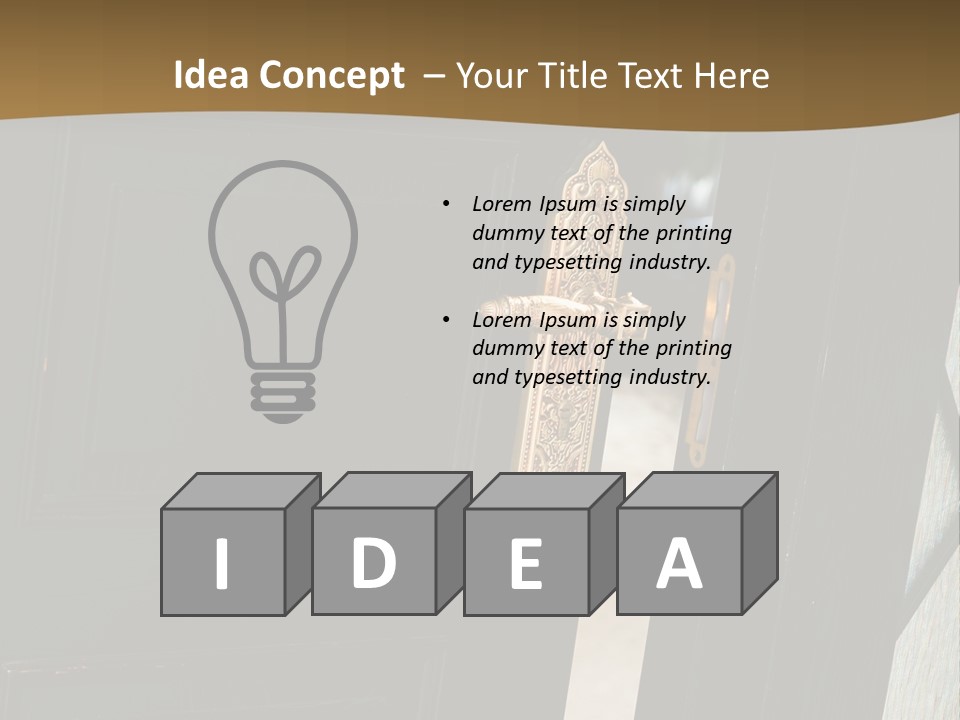 Retro Residential Metal PowerPoint Template