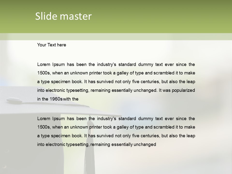 University School Completion PowerPoint Template