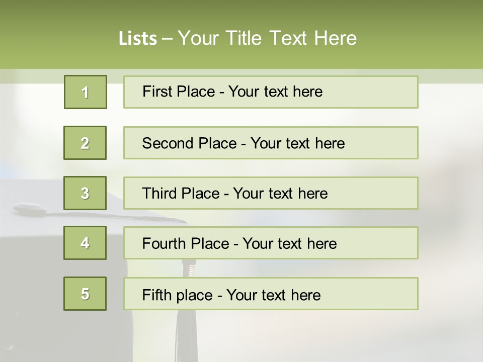 University School Completion PowerPoint Template