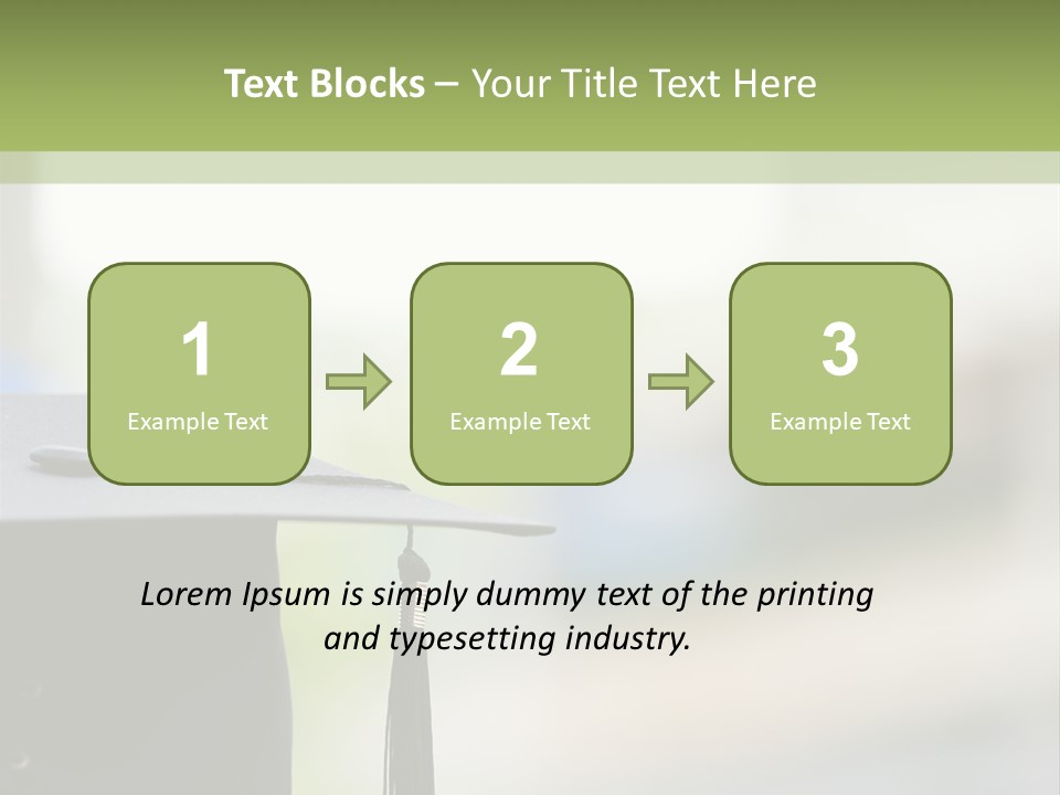 University School Completion PowerPoint Template