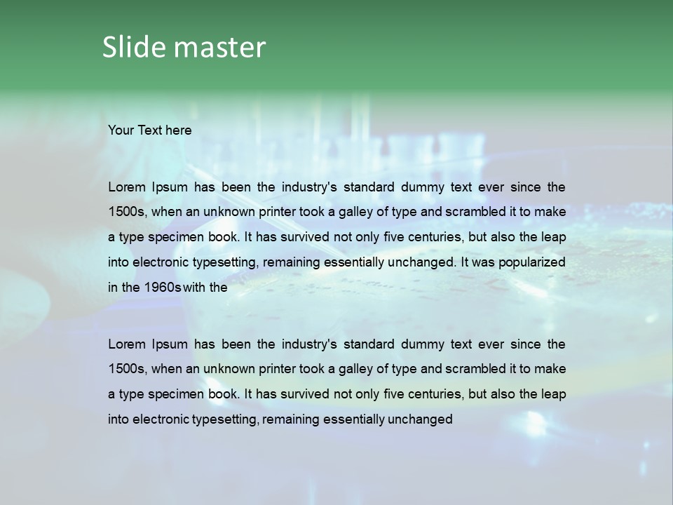 Agar Bacterial Tools PowerPoint Template