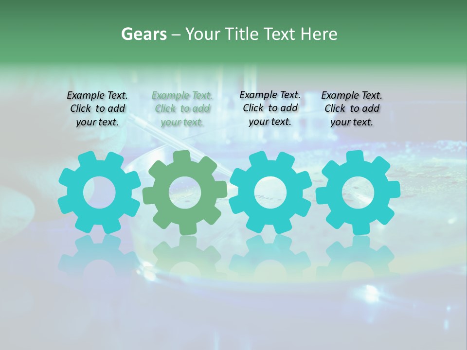 Agar Bacterial Tools PowerPoint Template