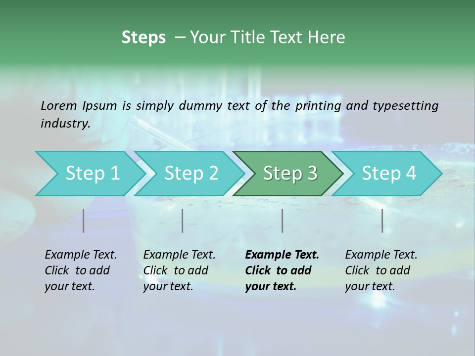 Agar Bacterial Tools PowerPoint Template