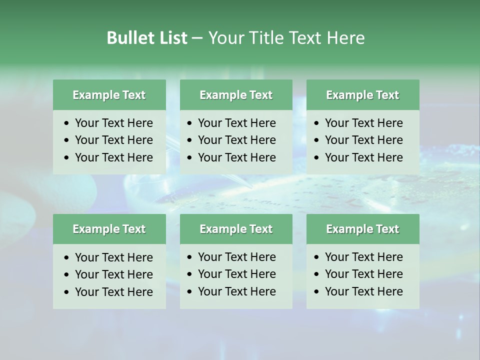 Agar Bacterial Tools PowerPoint Template
