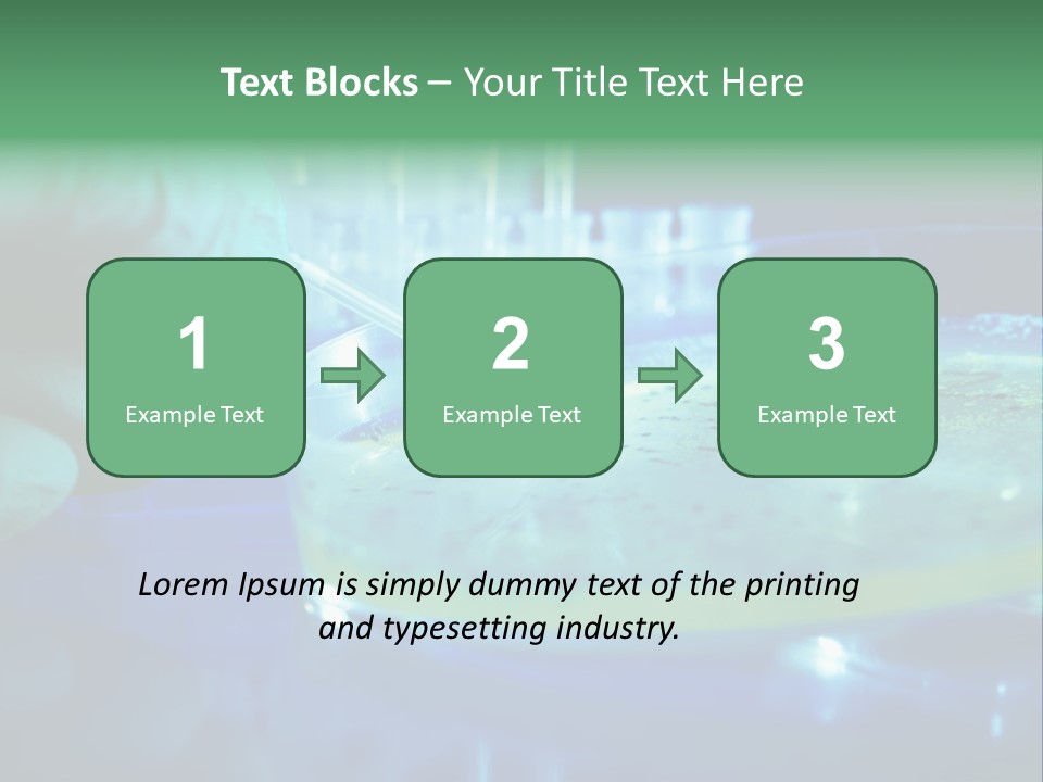 Agar Bacterial Tools PowerPoint Template