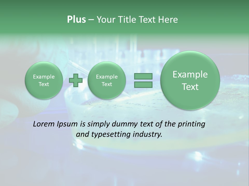 Agar Bacterial Tools PowerPoint Template