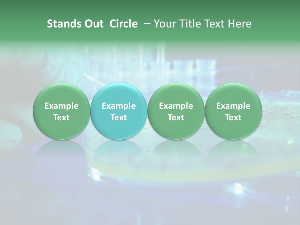 Agar Bacterial Tools PowerPoint Template