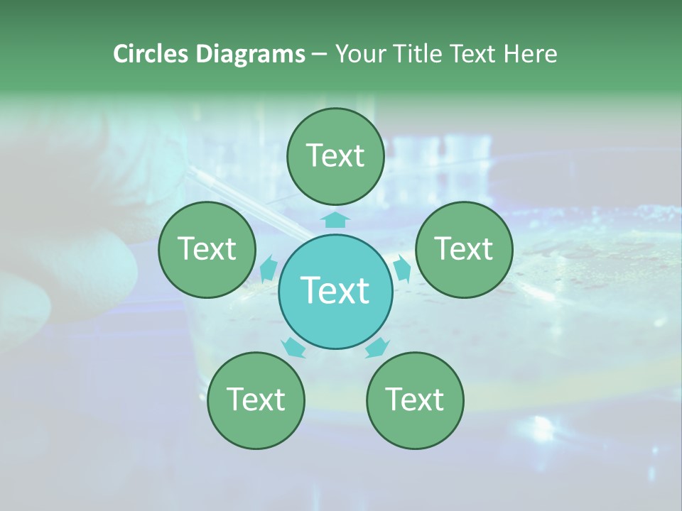 Agar Bacterial Tools PowerPoint Template