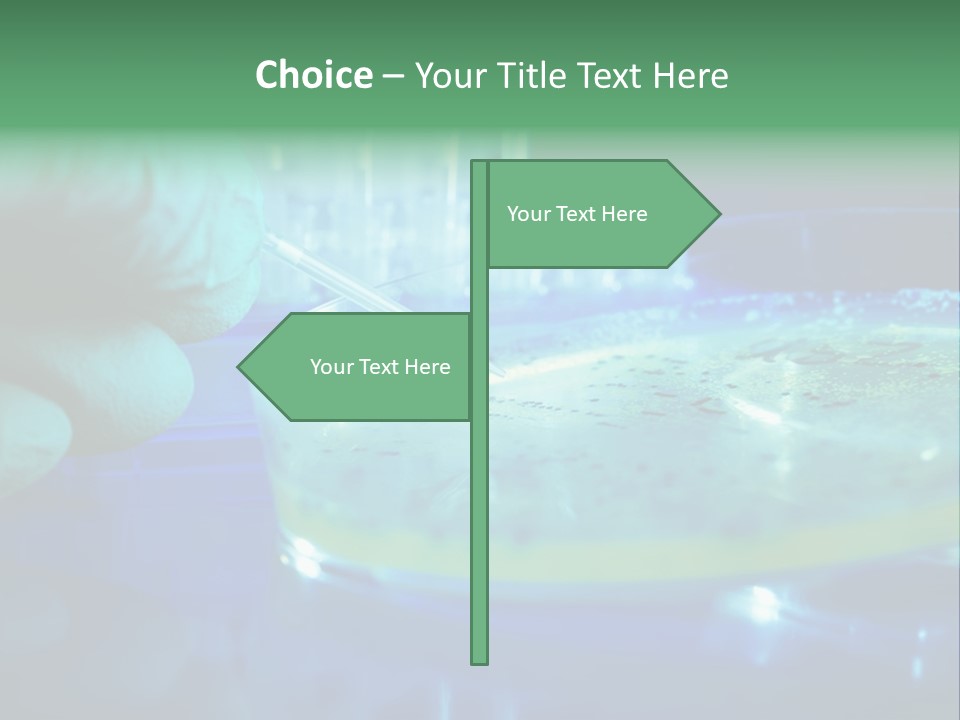 Agar Bacterial Tools PowerPoint Template
