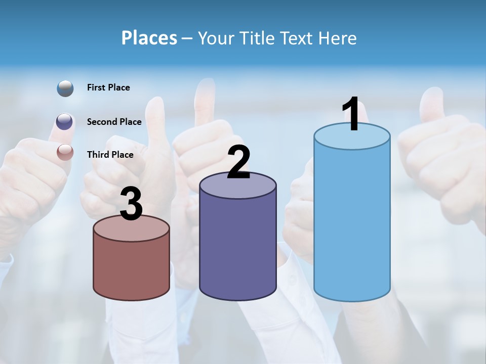 Quantity People Fist PowerPoint Template