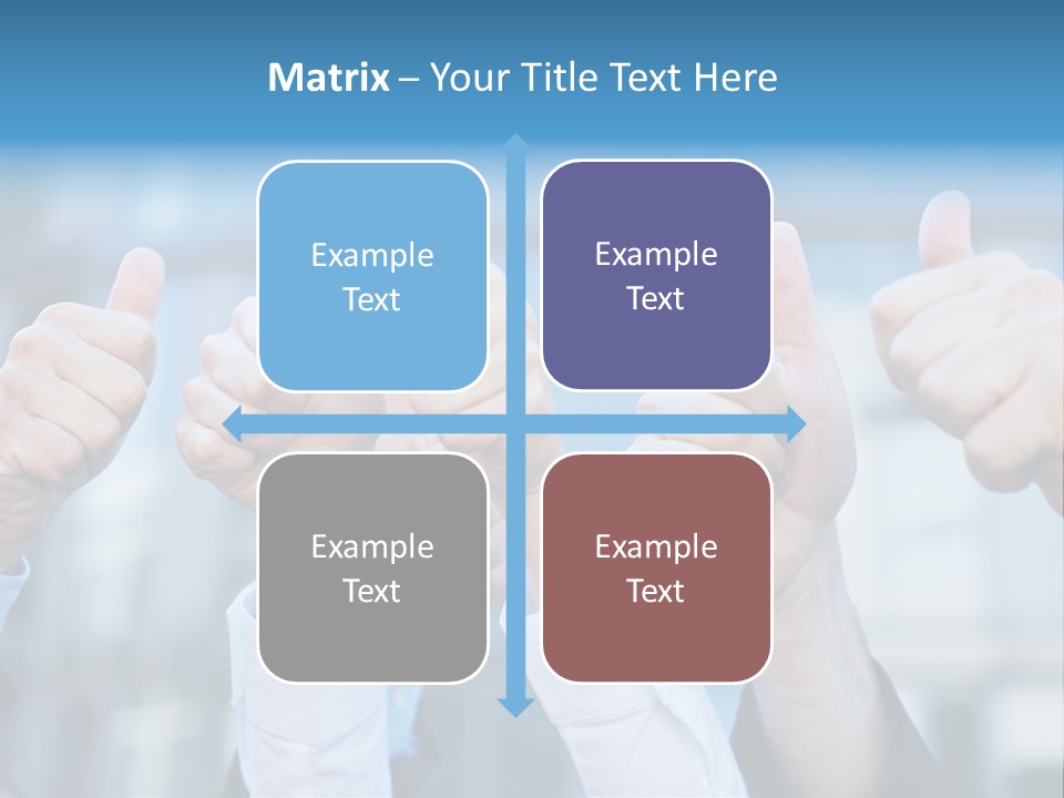 Quantity People Fist PowerPoint Template