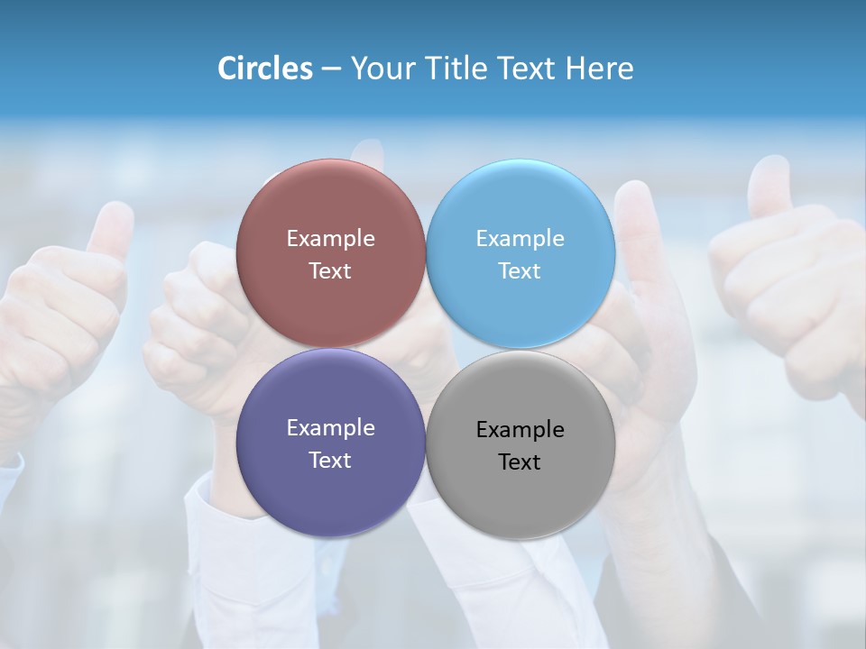 Quantity People Fist PowerPoint Template