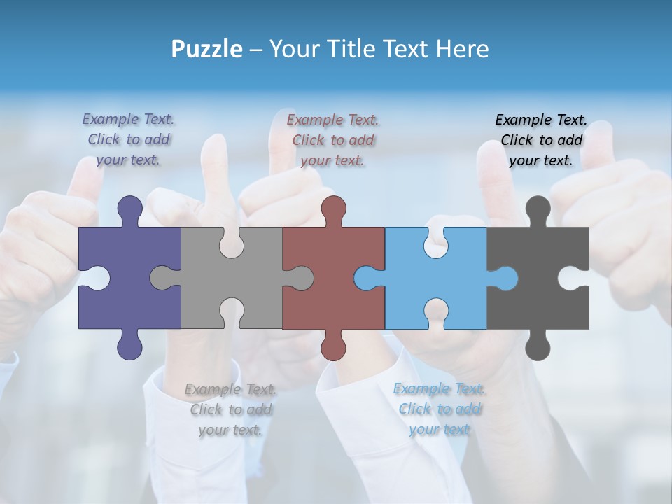 Quantity People Fist PowerPoint Template