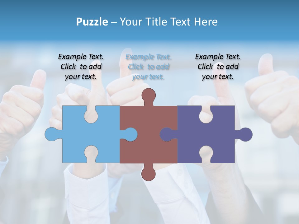 Quantity People Fist PowerPoint Template