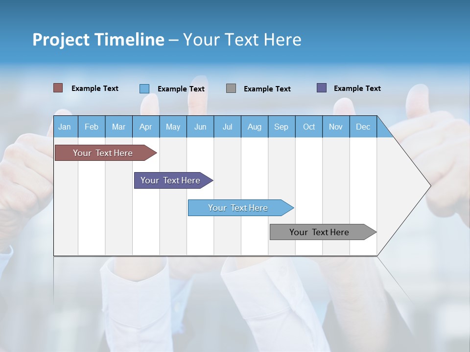 Quantity People Fist PowerPoint Template