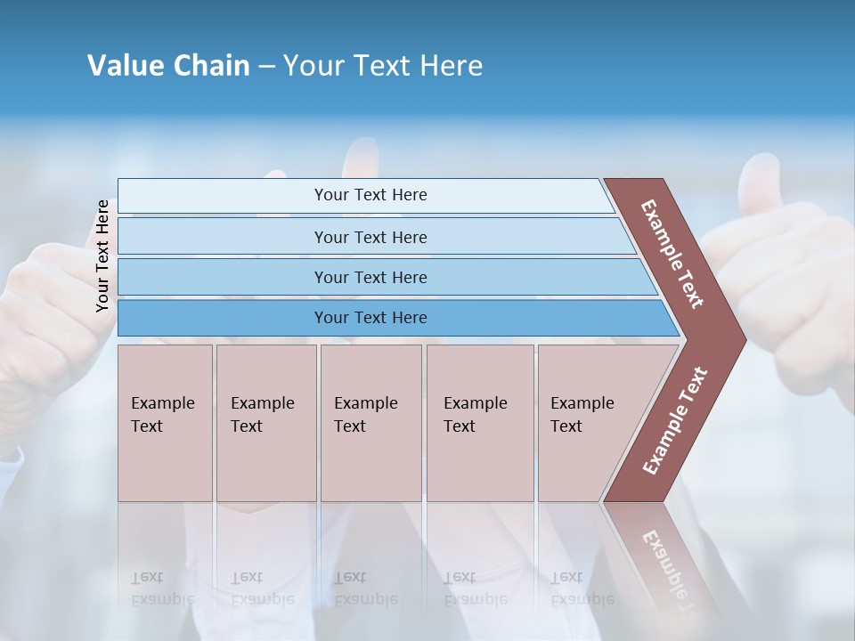 Quantity People Fist PowerPoint Template