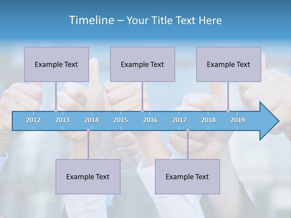 Quantity People Fist PowerPoint Template