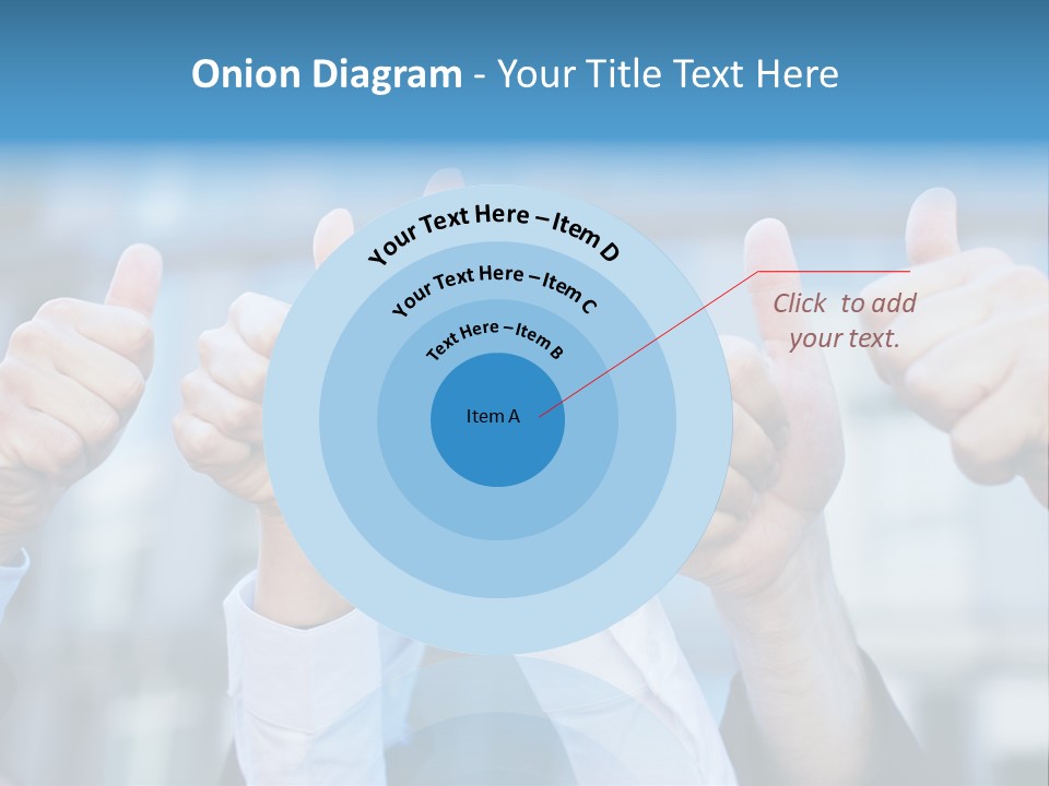 Quantity People Fist PowerPoint Template