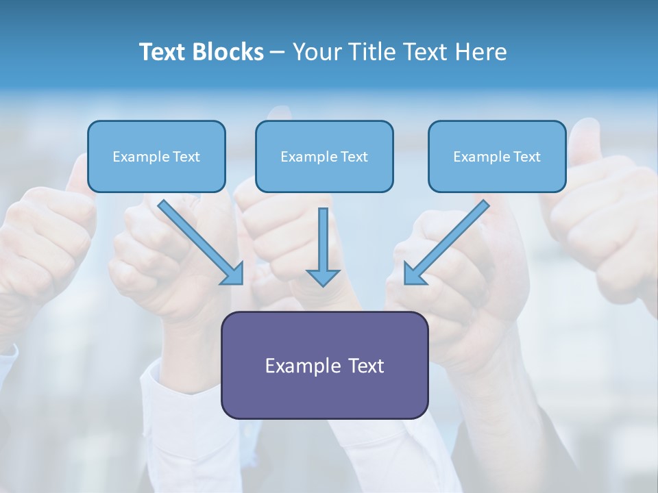 Quantity People Fist PowerPoint Template