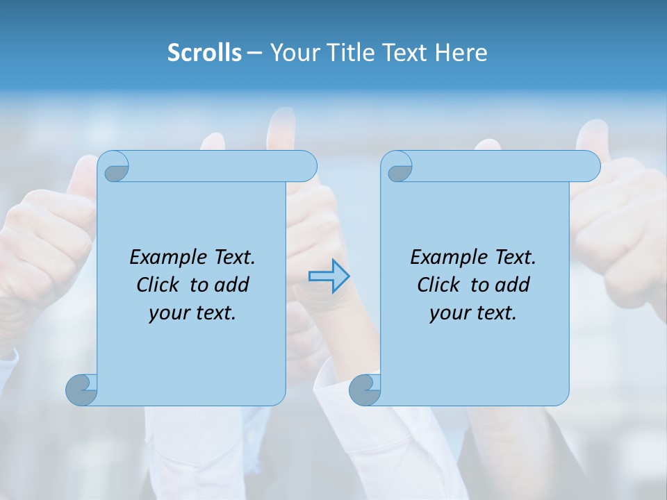 Quantity People Fist PowerPoint Template