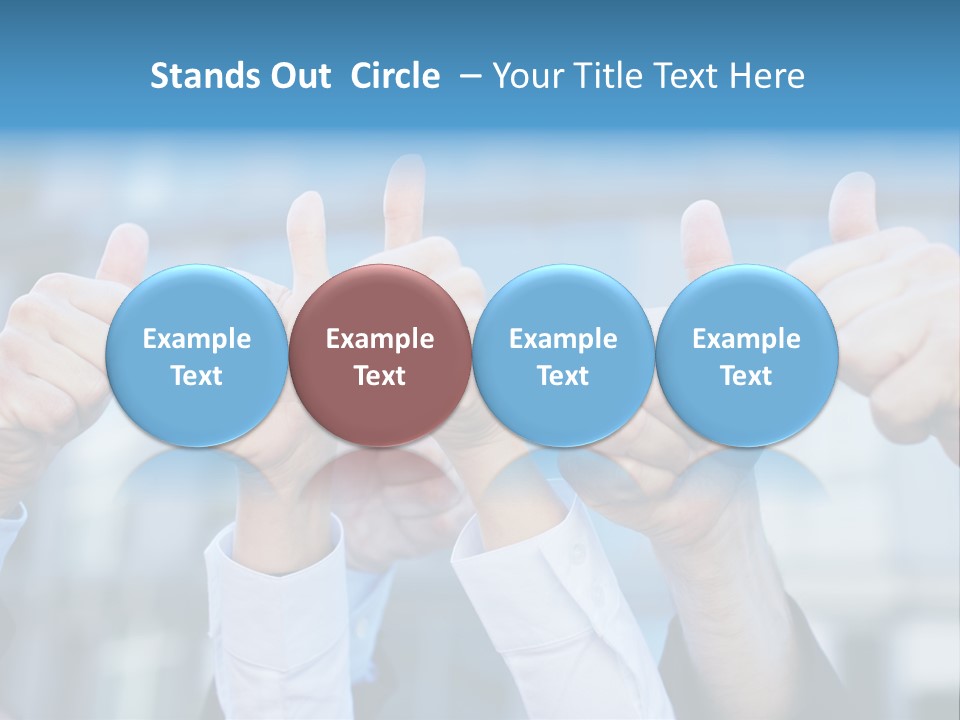 Quantity People Fist PowerPoint Template
